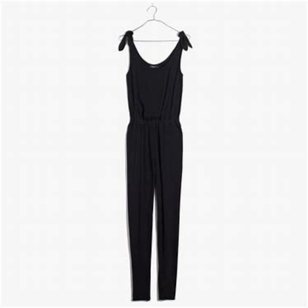Madewell Summer Shoulder Tie Jumpsuit